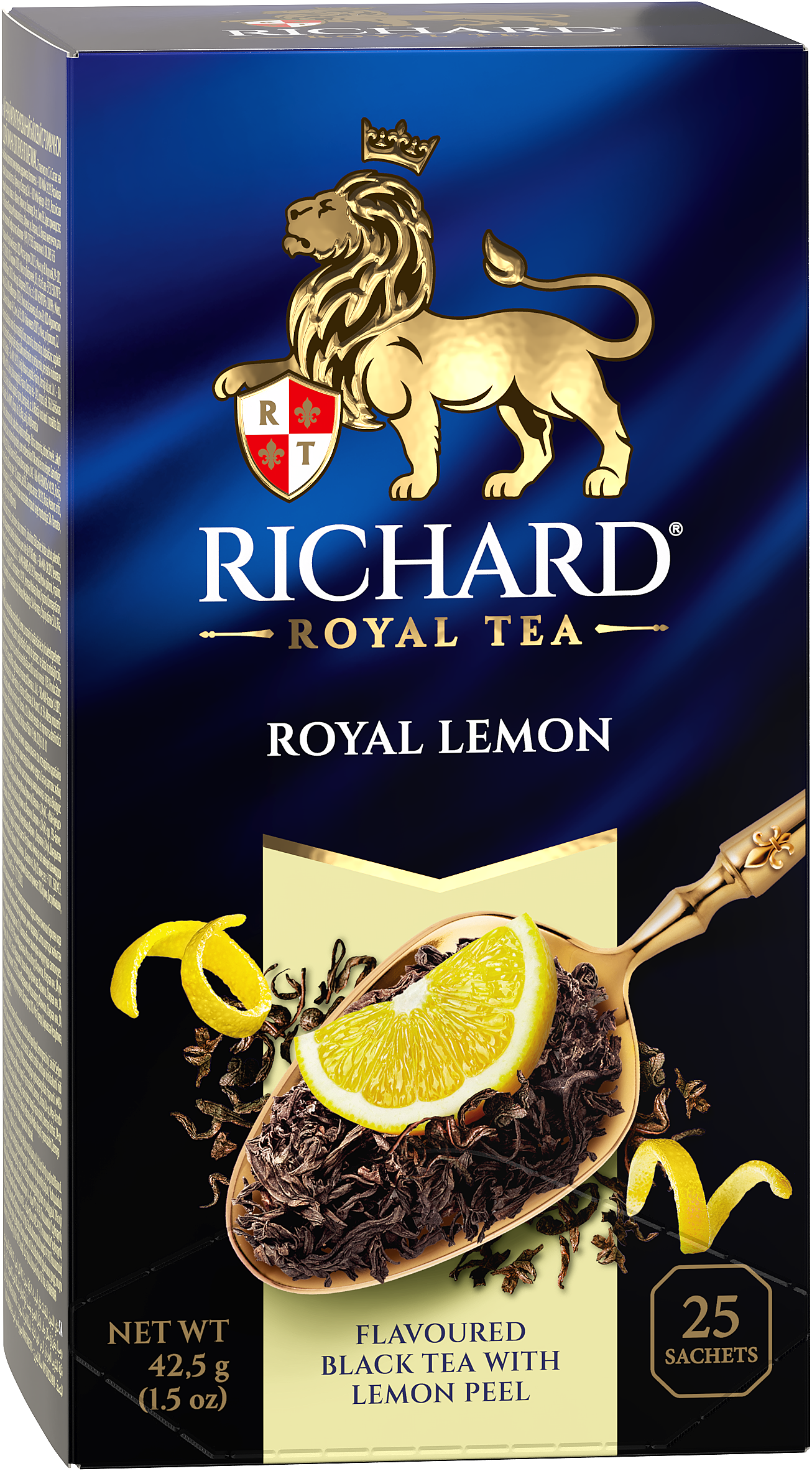 Richard "Royal Lemon" black tea flavored 25 sachets, 42.5g