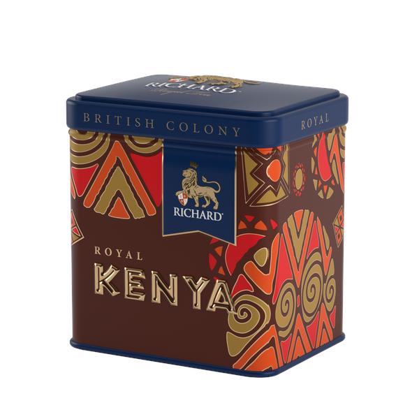 Royal Tea From Around The World, Kenya, must suurelehine tee, 50g. - Richard Tea Estonia