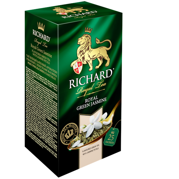 Royal Green Jasmine, flavoured green tea in sachets, 25х2g Richard Tea